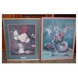 Floral Pictures set of 2