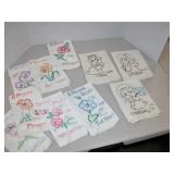 Vintage Embordered Linens & towels