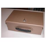 Lock Security Metal Box w Key