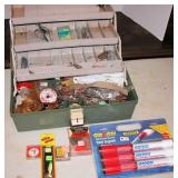 Fishing Box Tackle & New Red Signal Flairs