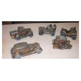Metal Vintage Car Banks Lot