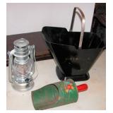 Coal Bucket Lantern Vintage Hand Made Scoop