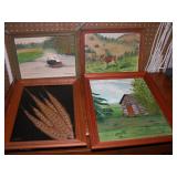 Oil on Board Signed Irene Segulin