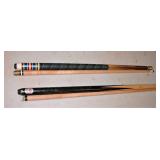 Vintage Pool Sticks set of 2