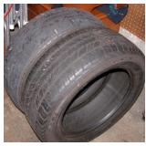 New & Used 205/55R-16 Tires set of 2 1 new 1 used