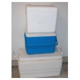 Igloo & Coleman Ice Chests set of 3