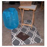 Rug Scale Basket TV Tray