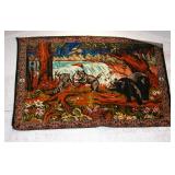 Vintage Bear Tapestry Approx. 5 x 6