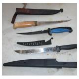 Fishing Knives set of 3
