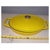 New Enamelware Cast Dutch Oven 13" Oval