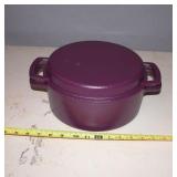 New Iron Cast Dutch Oven 10" Round Purple Color