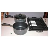 New Metal 10" Pans set 2 & Roaster