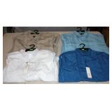 New Monticello Shirts Long sleeve Size M set 4