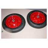 New Wheel Barrow Tires set of 2
