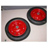 New Wheel Barrow Tires set of 2