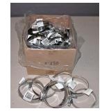 New 1 case Hose Clamps 4" 50 Count