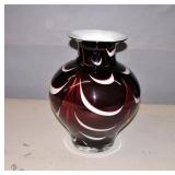 12" Tall Art Glass Vase