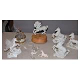 Unicorn Music Boxes & Figurines Lot