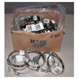 New 1 Case 4" Hose Clamps 50 Count