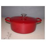 New Enamelware Cast Iron Dutch Oven 9" 3 qt.