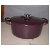 New Enamelware Cast Iron Dutch Oven 10" 5 Qt