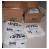 New 2 Cases Disposable Plastic Gloves