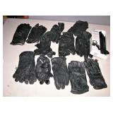 Leather Black Gloves Lot
