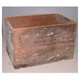 Vintage Explosive Wood Crate