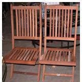 New Sun Country Wood Patio Chairs set 2