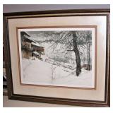 Mountain Home Signed Print 22" X 27.5"