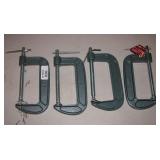 New 5" C Clamps set of 4