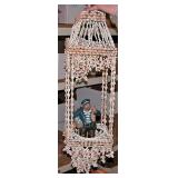 New Sea Shell Hanger w Sea Captain Figure