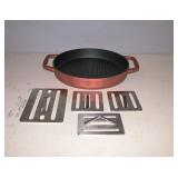 New Cast Iron Stove Top Grill & Meat Presses