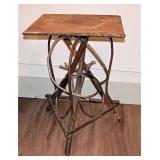 Antique Bent Wood End Table 21"L 19.5" D 29" T