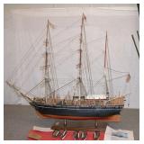 Charles W Morgan Whale Ship Model 39" Long 36"Tall
