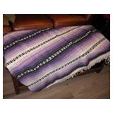 Southwest Woven Blanket 80" X 52"