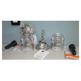 New Thick Glass Wall Sconces set of 2