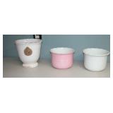 Moda Domus Pottery Italy Set of 3 Pots