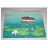 1968 Watercolor Signed Douglas Howland 13 X 17