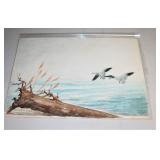 Watercolor Signed by Douglas Howland 20" X 14"