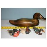Wood & Ceramic Ducks