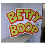 Betty Boop Wall Hanging 63" Tall X 44" Wide