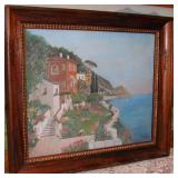 Oil on Board Signed Framed 28" X 25"