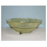 Vintage Yellow Glass 11" Bowl