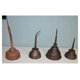 Antique Oil Containers set of 4