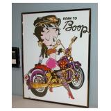 Born To Boop Betty Boop Framed Poster 20" X 16"