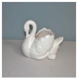 Red Wing Swan Planter Marked 259
