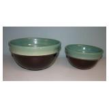 Red Wing Pottery 8" & 6" Bowl