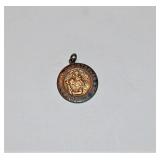 12 K Gold Filed St. Christopher Medal Marked