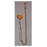 1979 Gold Color Susan B Anthony Dollar Necklace